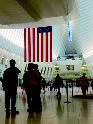 Inside World Trade Center Transportation Hub